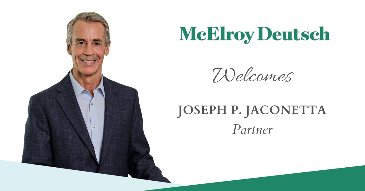 Welcome Trust and Estates Attorney Joseph Jaconetta