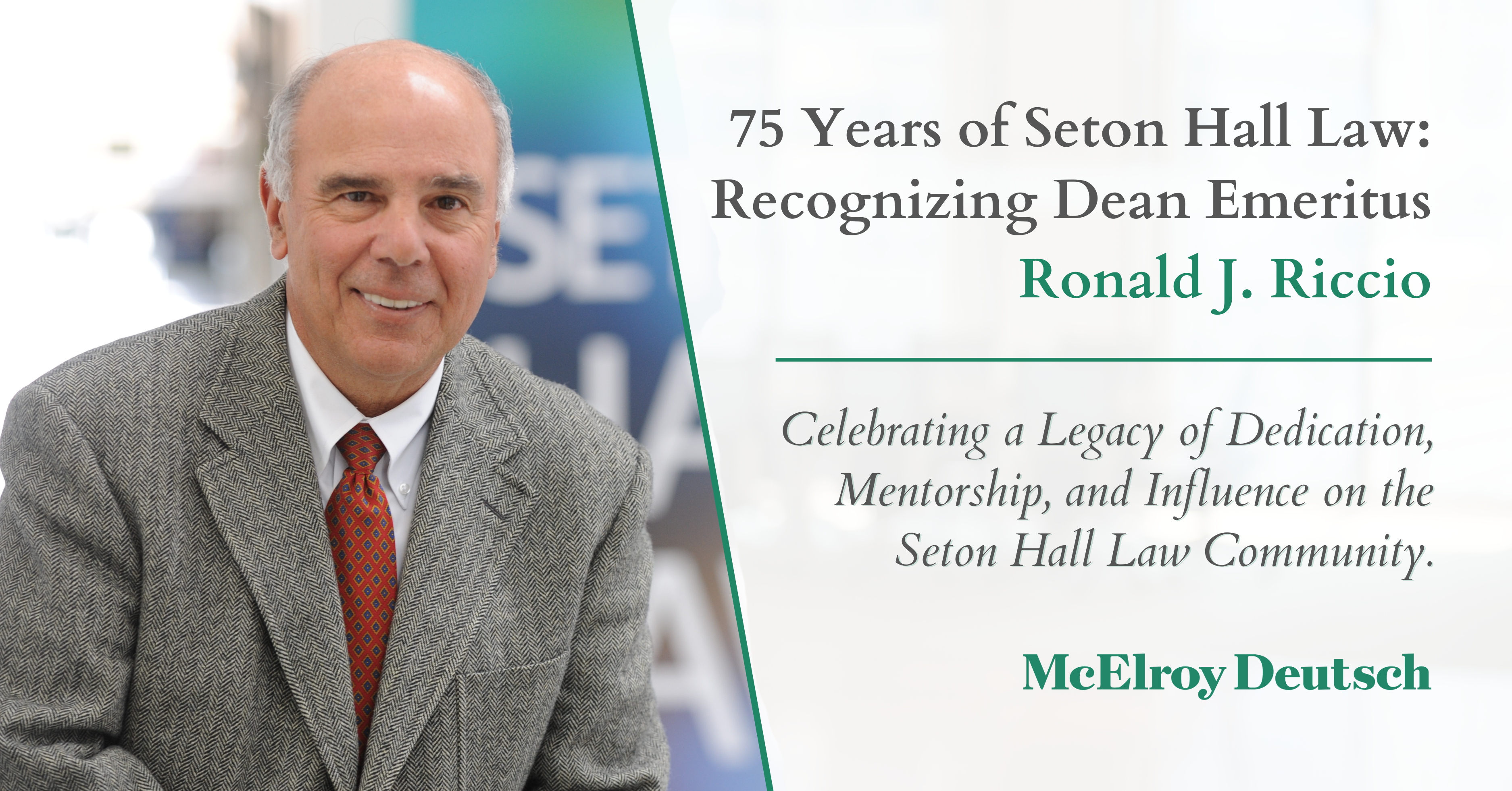 Ronald Riccio - Seton Hall Law